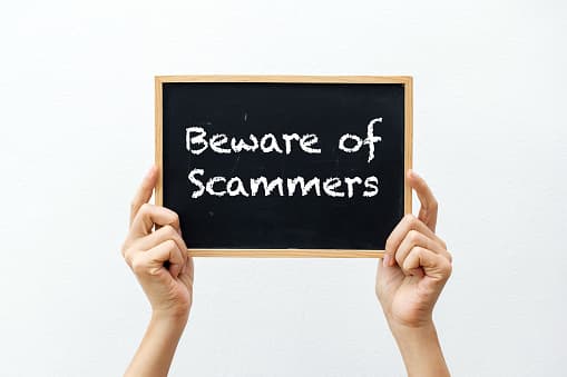 beware of scammers