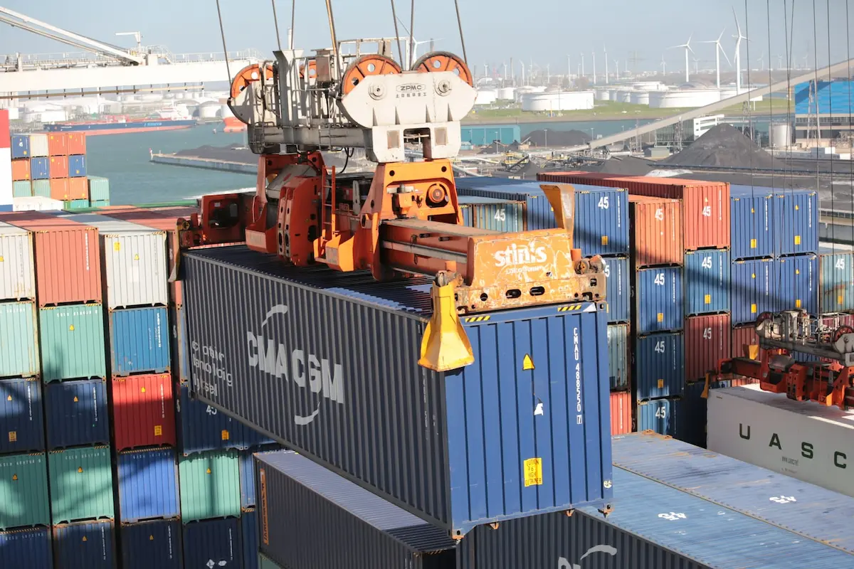 Ship Being Loaded